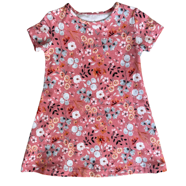 Pink Floral Dress for Girl