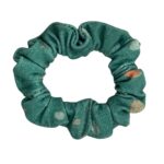 Patsikumm Scrunchie roheline täpp mini
