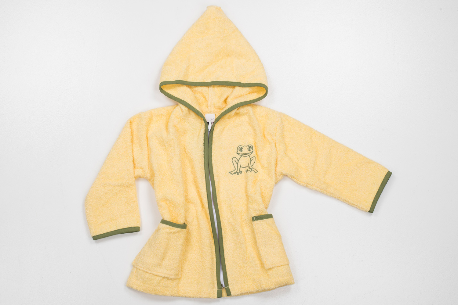Cotton Hooded Bathrobe with Zipper Safal KIDS